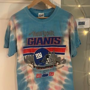 Vintage New York Giants tie dye 2009 Super Bowl t-shirt